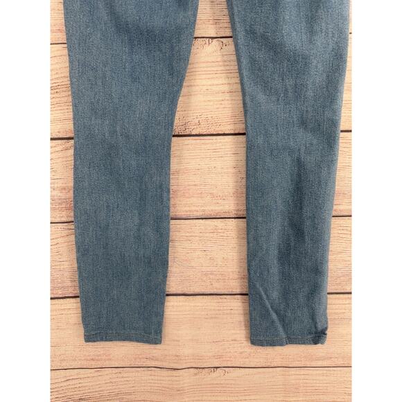 Mother Denim High Waisted Looker Ankle Fray Jeans Women's 26 Blue Destroyed - Picture 14 of 15